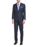 Colosseo Self-Striped Two-Piece Suit, Navy