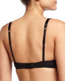 Tombeuse Lace Underwire Bra, Black/Ivory