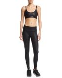 Embossed Long Sport Leggings, Coccodrillo