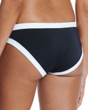 Amalfi Surfer Girl Colorblock Hipster Swim Bottom