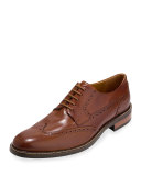 Warren Leather Wing-Tip Oxford, British Tan