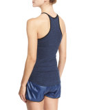 Logo-Front Lightweight Training Shorts, Navy/Black