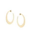 Medium Gloss Hoop Earrings in 14K Yellow Gold