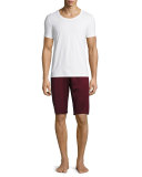 Giorgio Short-Sleeve Lounge Shirt and Shorts Set, Stripe