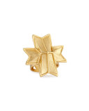 Vivid Carved Ribbon Ring, Gold