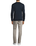 Interlock Long-Sleeve Cashmere Sweater