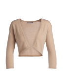 3/4-Sleeve Modern Cashmere Shrug