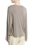 Full-Sleeve Crewneck Tee