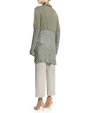 Short-Raglan-Sleeve Blouse