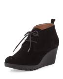 Makko Lace-Up Bootie, Black