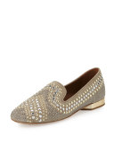 Henly Studded Suede Loafer, Beige