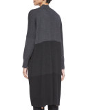 Degrade Striped-Collar Dress