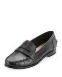 Pinch Grand Penny Leather Loafer, Black