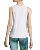Nama Printed Round-Neck Sport Tank