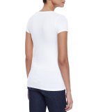 Soft Touch Short-Sleeve V-Neck Tee