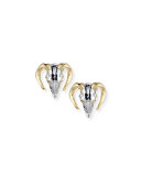 Horned Ram Stud Earrings
