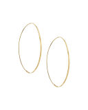 Flat Magic 14K Hoop Earrings