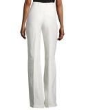 Ferguson Linen Twill Wide-Leg Pants, Off White