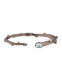 Twig Bracelet with Diamond and Blue Topaz