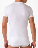 Pima Cotton V-Neck T-Shirt, White