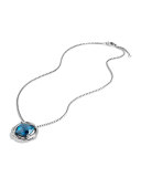 Infinity Medium Pendant with Hampton Blue Topaz on Chain