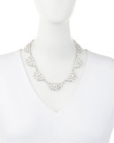 special scallop crystal necklace