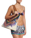 Utopia Printed Bralette Swim Top