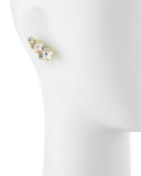 Ryder Crystal Clip-On Earrings