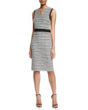 Laponche Knit Sheath Dress