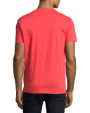 Faded Logo Graphic T-Shirt, Red