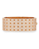 Pois Moi Rose Gold 4-Row Diamond Bangle