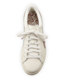 Basket Classic Metallic Low-Top Sneaker, Whisper White/Copper