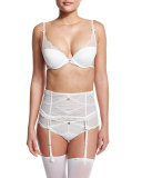 Présage Lace Hipster Briefs, Milk
