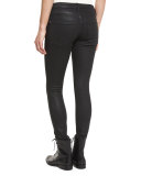 The Skinny Skinny Coated Jeans, Black