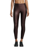 Captain Ankle Tight Leggings, Liquid Burgundy