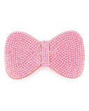 Rhinestone Bow Snap Clip