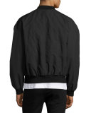 Tech Bomber Jacket, Black