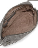 Intrecciato Messenger Bag, Gray