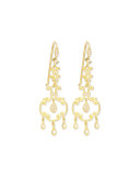 Aegean Collection 18k Diamond Open-Drop Earrings