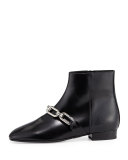 Lennox Leather Link Bootie, Black