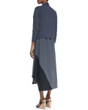 Sleeveless Colorblock V-Neck Jersey Dress, Petite