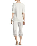 Crop Jersey Lounge Pants