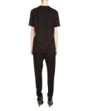 Short-Sleeve Love Graphic Tee, Black