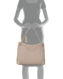 Fleming Quilted Leather Tote Bag, Bedrock
