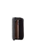 Continental Zip-Around Wallet, Navy