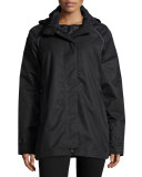 3-in-1 Hooded Jacket w/ Down Liner, Black