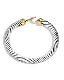 Cable Buckle Bracelet with Gold