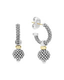 Caviar Small Hoop Earrings