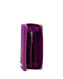 hartley lane lacey "r" wallet, baja rose