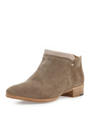 Serafina Suede Ankle Boot, Olive